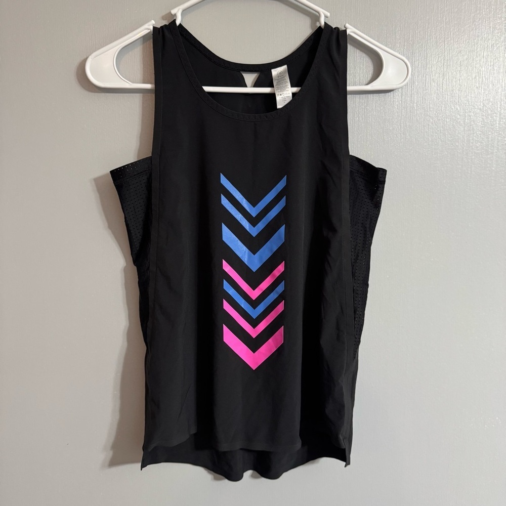 Ivivva by Lululemon Black Chevron Tank Top Size 12